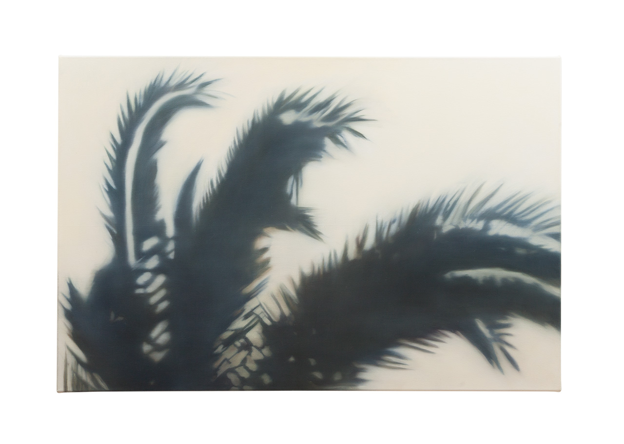 <p>o.T. (Palme 9) 2015, 80 x 120 cm, Öl auf Leinwand</p>