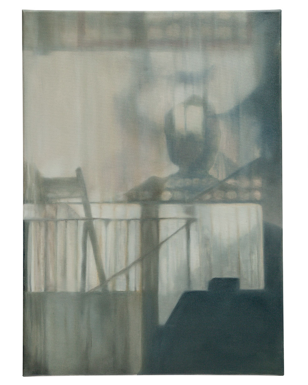 <p>o.T. (Kopf) 2015, 70 x 50 cm, Öl auf Leinwand</p>