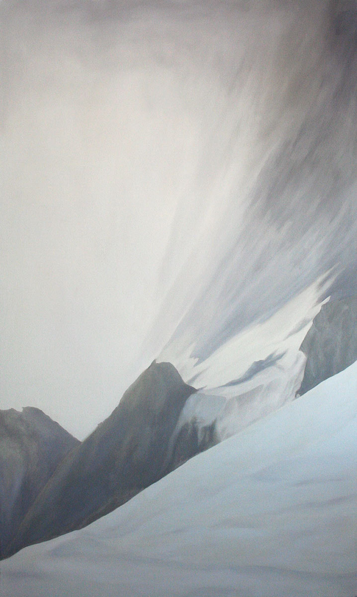 <p>Umasi La 2006, 235 x 140 cm, Öl auf Leinwand</p>