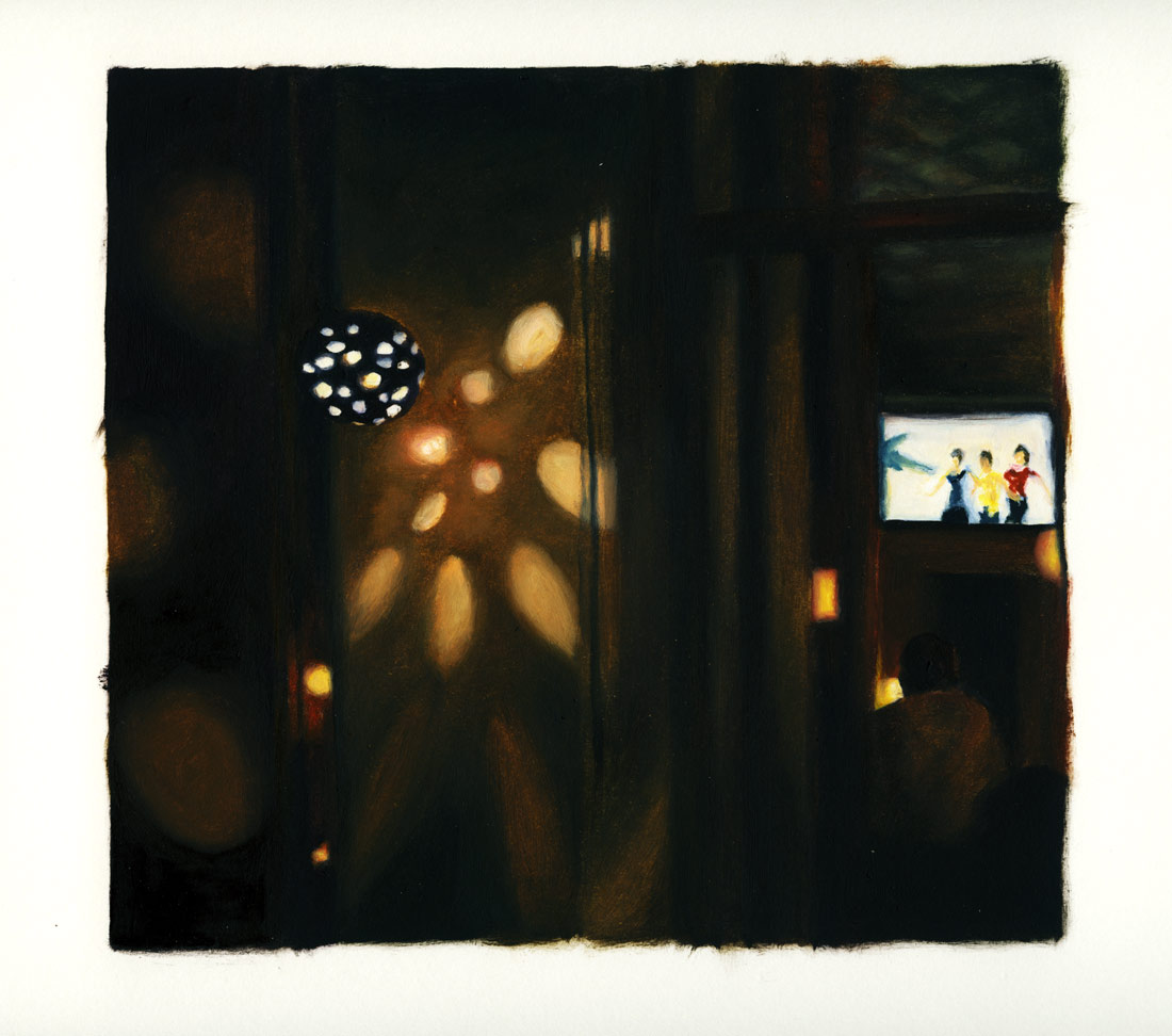 <p>untitled (lights 7) 2008, 18 x 20 cm, oil on paper</p>