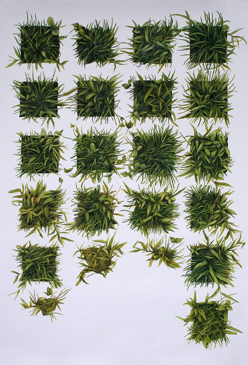 <p>untitled 2009, 200 x 133 cm, oil on paper</p>