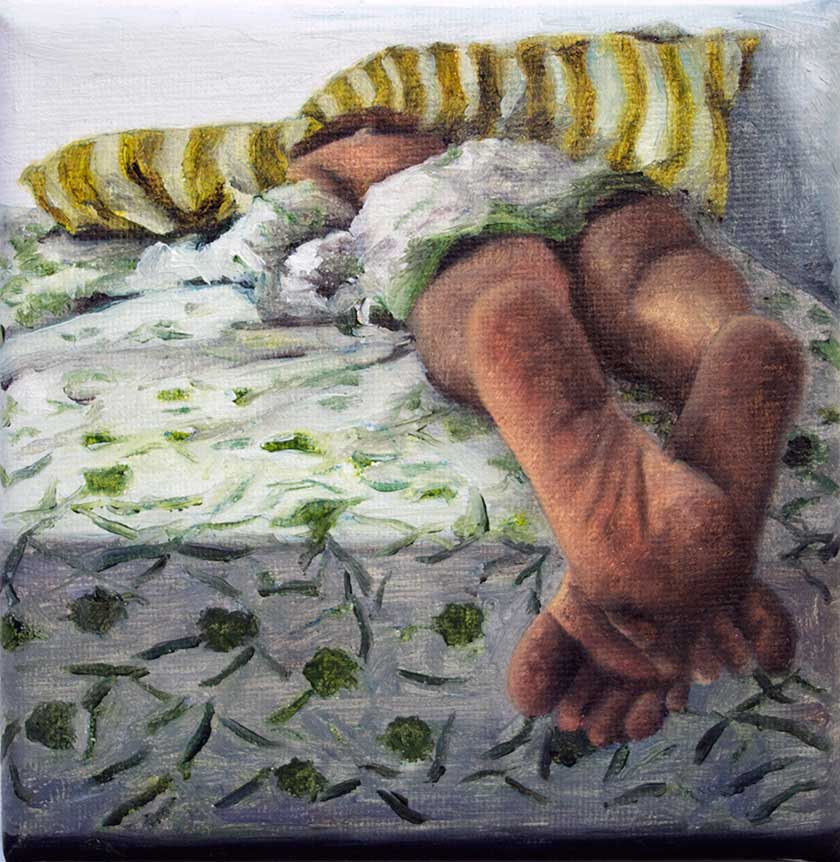 <p>no title 2011, 10 x 10 cm, oil on canvas</p>