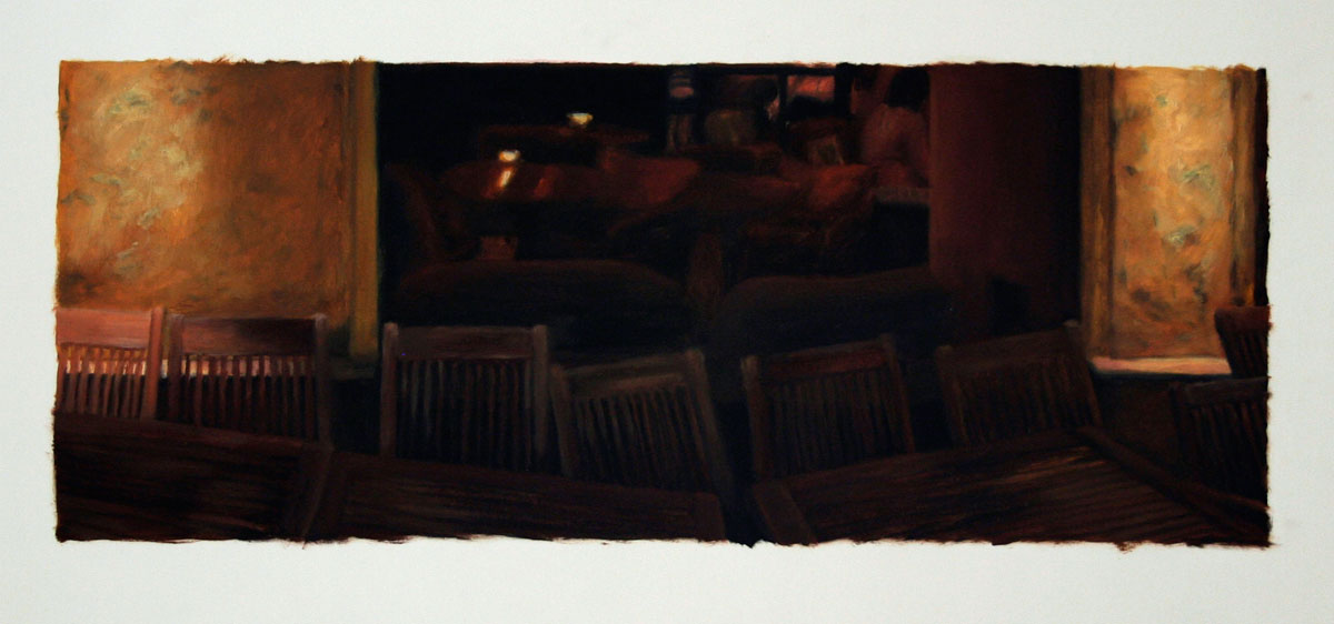 <p>untitled (lights 5) 2008, 15 x 38 cm, oil on paper</p>