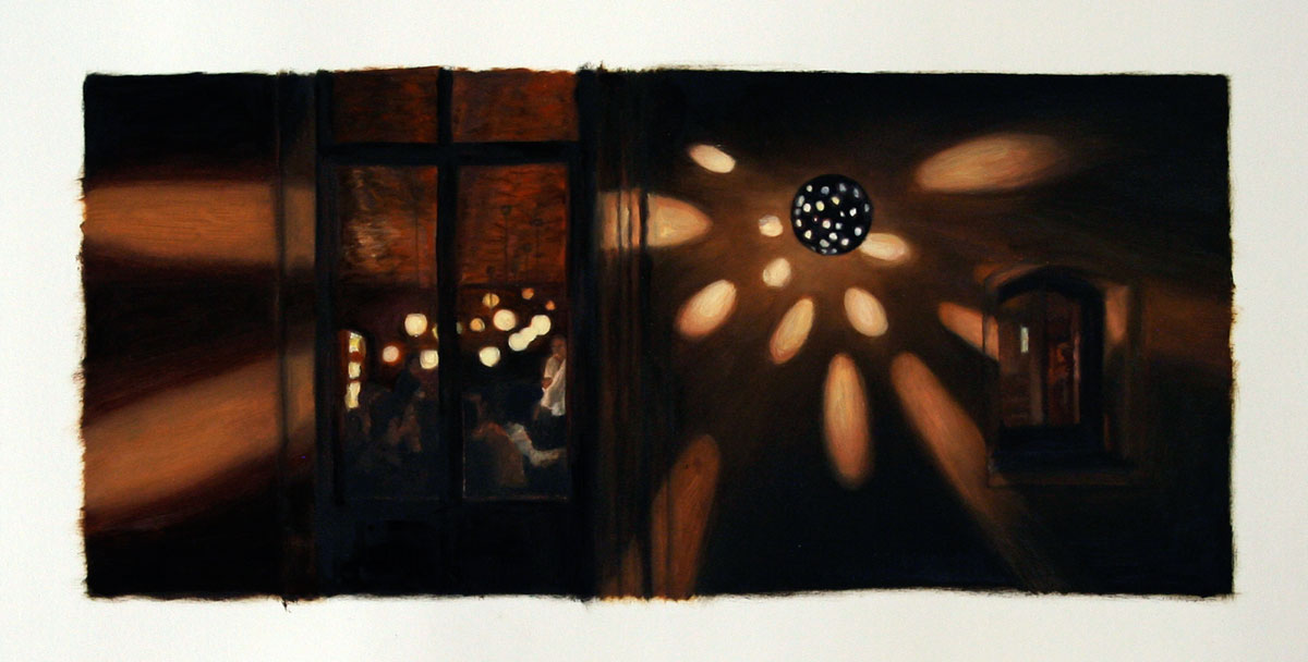<p>untitled (lights 9) 2008, 17 x 38 cm, oil on paper</p>